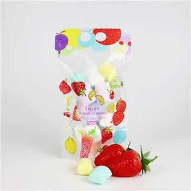Túi tự niêm phong trái cây trong suốt có thể tùy chỉnh