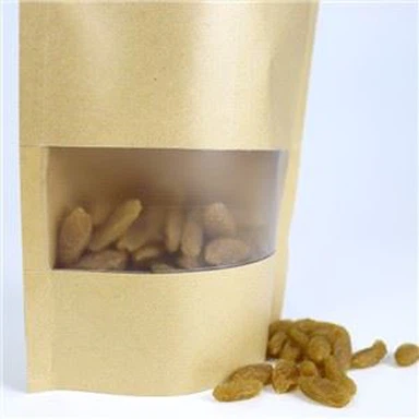 Túi giấy Kraft mờ có cửa sổ