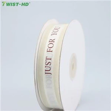 Biểu trưng tùy chỉnh Mạ vàng Ruy băng Satin in