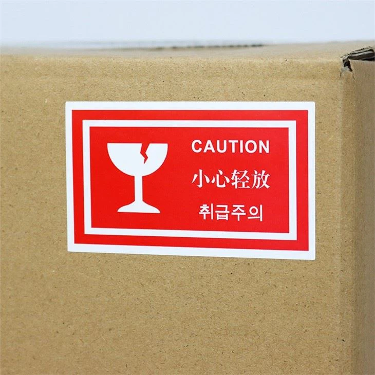 Custom Printed Roll Coated Paper Self-adhesive Label Waterproof Film Sticker
